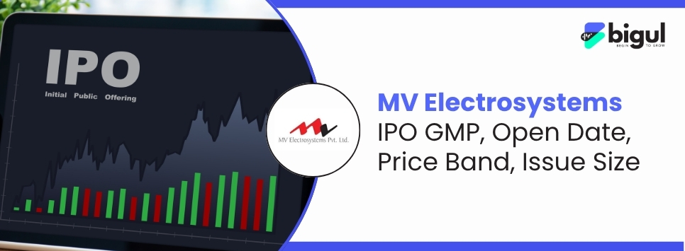 MV Electrosystems IPO 2026 showing GMP, price band, issue size, lot size, subscription dates, allotment date, and listing schedule.